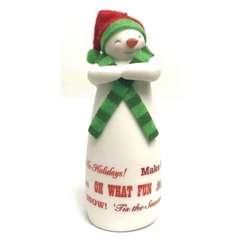 Hallmark Keepsake Merry Wishes Snowman 2014 Limited Edition Ornament - Picture 3 of 8